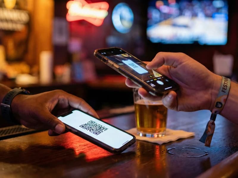 Ambassador running an activation at a partner venue